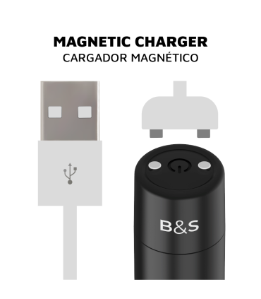 BLACKSILVER BALA MAGNETICA VIBRADORA KERNEX 2 NEGRO