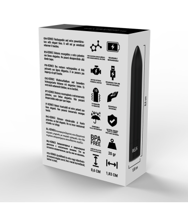 BLACKSILVER BALA MAGNETICA VIBRADORA KERNEX 2 NEGRO