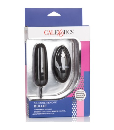 CALEXOTICS HUEVO VIBRADOR DE SILICONA CON MANDO NEGRO