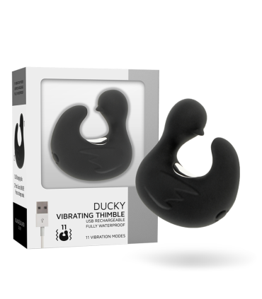 BLACKSILVER DEDAL PATO ESTIMULADOR DE SILICONA RECARGABLE DUCKYMANIA