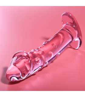 NEBULA SERIES BY IBIZA MODELO 19 DILDO CRISTAL ROSA 185 CM O 4 CM