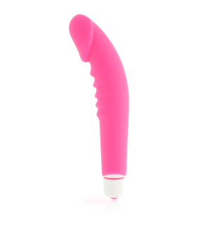 DOLCE VITA REALISTIC PLEASURE VIBRADOR SILICONA ROSA