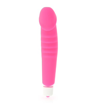 DOLCE VITA REALISTIC PLEASURE VIBRADOR SILICONA ROSA
