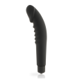 DOLCE VITA - REALISTIC  PLEASURE VIBRADOR SILICONA NEGRO