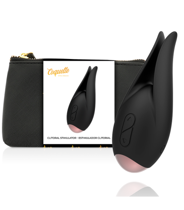 COQUETTE CHIC DESIRE ESTIMULADOR CLITORIS NEGRO GOLD FLOR