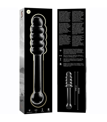 NEBULA SERIES BY IBIZA MODELO 20 DILDO CRISTAL TRANSPARENTE 205 CM O 3 CM