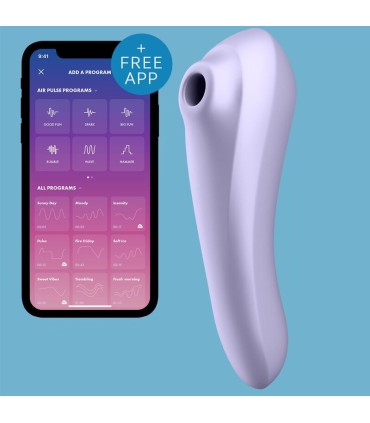 SATISFYER DUAL PLEASURE AIR PULSE VIOLETA