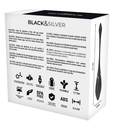 BLACKSILVER JENELL HUEVO VIBRADOR RECARGABLE