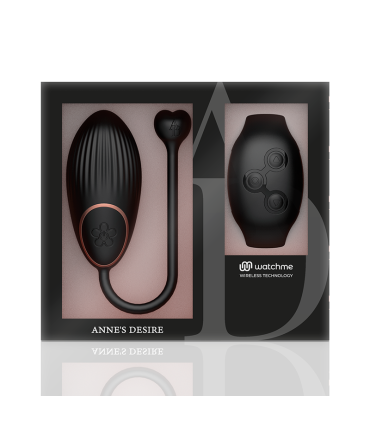 ANNE S DESIRE HUEVO CONTROL REMOTO TECNOLOGIA WATCHME NEGRO