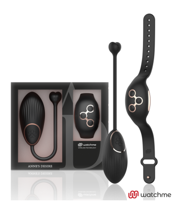 ANNE S DESIRE HUEVO CONTROL REMOTO TECNOLOGIA WATCHME NEGRO GOLD