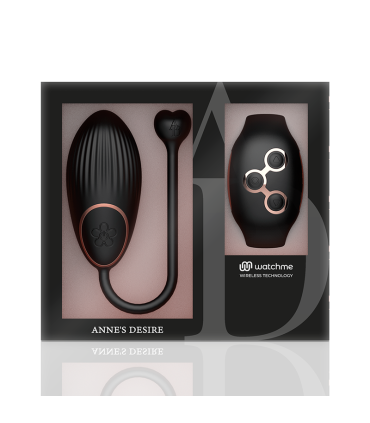 ANNE S DESIRE HUEVO CONTROL REMOTO TECNOLOGIA WATCHME NEGRO GOLD