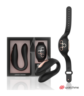 ANNE S DESIRE DUAL PLEASURE TECNOLOGIA WATCHME NEGRO GOLD
