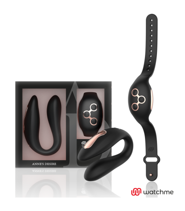 ANNE S DESIRE DUAL PLEASURE TECNOLOGIA WATCHME NEGRO GOLD