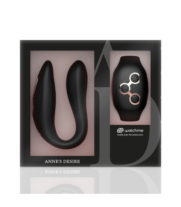 ANNE S DESIRE DUAL PLEASURE TECNOLOGIA WATCHME NEGRO GOLD