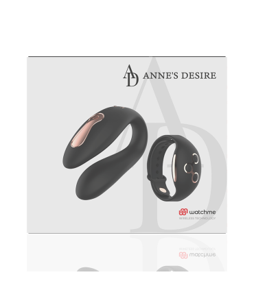 ANNE S DESIRE DUAL PLEASURE TECNOLOGIA WATCHME NEGRO GOLD