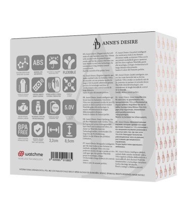 ANNE S DESIRE DUAL PLEASURE TECNOLOGIA WATCHME NEGRO GOLD