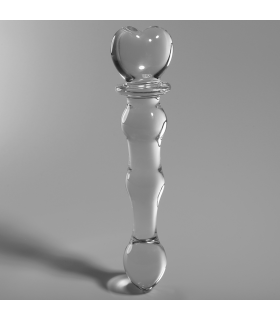 NEBULA SERIES BY IBIZA MODELO 21 DILDO CRISTAL TRANSPARENTE 205 CM O 35 CM