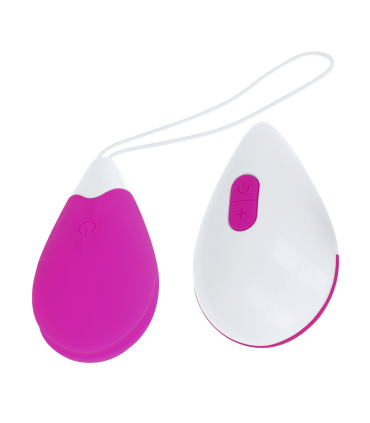 OHMAMA HUEVO VIBRADOR 10 MODOS LILA Y BLANCO