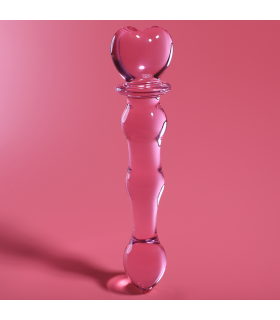 NEBULA SERIES BY IBIZA MODELO 21 DILDO CRISTAL ROSA 205 CM O 35 CM
