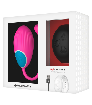 WEARWATCH HUEVO CONTROL REMOTO TECHNOLOGY WATCHME FUCSIA AZABACHE