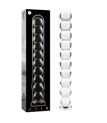 NEBULA SERIES BY IBIZA MODELO 22 DILDO CRISTAL TRANSPARENTE 215 CM O 25 CM