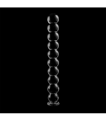 NEBULA SERIES BY IBIZA MODELO 22 DILDO CRISTAL TRANSPARENTE 215 CM O 25 CM