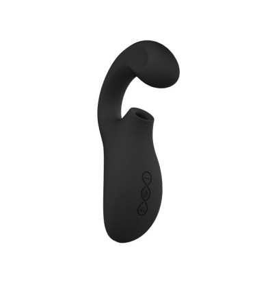 LELO ENIGMA DOBLE ESTIMULACION SUCCION MASAJEADOR NEGRO