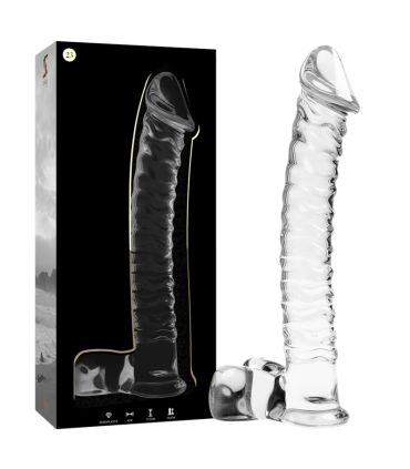 NEBULA SERIES BY IBIZA MODELO 23 DILDO CRISTAL TRANSPARENTE 215 CM O 4 CM