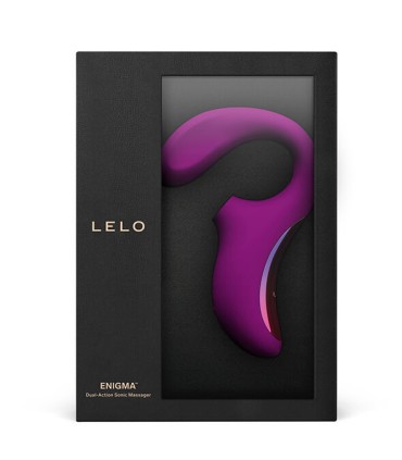 LELO ENIGMA DOBLE ESTIMULACION SUCCION MASAJEADOR MORADO