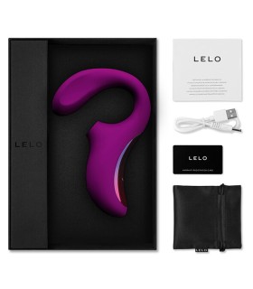 LELO ENIGMA DOBLE ESTIMULACION SUCCION MASAJEADOR MORADO