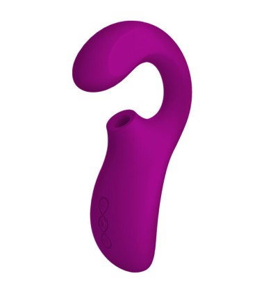 LELO ENIGMA DOBLE ESTIMULACION SUCCION MASAJEADOR MORADO