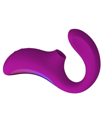 LELO ENIGMA DOBLE ESTIMULACION SUCCION MASAJEADOR MORADO
