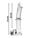NEBULA SERIES BY IBIZA MODELO 23 DILDO CRISTAL TRANSPARENTE 215 CM O 4 CM