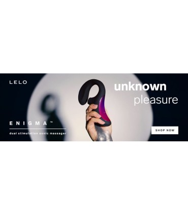 LELO ENIGMA DOBLE ESTIMULACION SUCCION MASAJEADOR MORADO