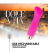 DOLCE VITA VIBRADOR RECARGABLE ONE ROSA 7 VELOCIDADES