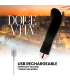 DOLCE VITA VIBRADOR RECARGABLE TWO NEGRO 7 VELOCIDADES