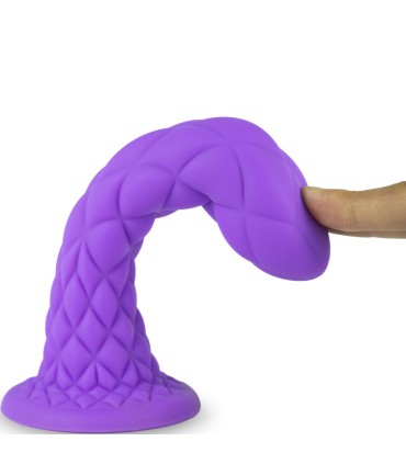 SILEXD DREAMY DILDO FANTASY SILICONA LIQUIDA TERMOREACTIVO VIOLETA 185 CM