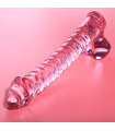 NEBULA SERIES BY IBIZA - MODELO 23 DILDO CRISTAL TRANSPARENTE 21.5 CM -O- 4 CM