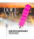 DOLCE VITA VIBRADOR RECARGABLE SIX ROSA 7 VELOCIDADES