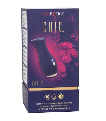 CALEXOTICS CHIC TULIP MASAJEADOR AZUL