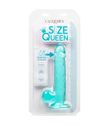 CALEXOTICS SIZE QUEEN DILDO AZUL 153 CM