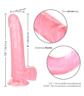 CALEXOTICS SIZE QUEEN DILDO ROSA 203 CM