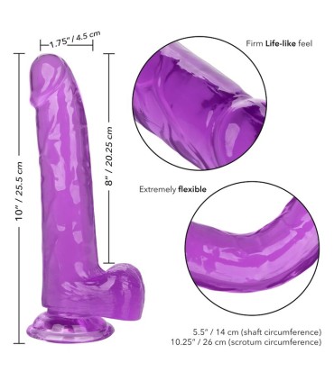 CALEXOTICS SIZE QUEEN DILDO LILA 203 CM