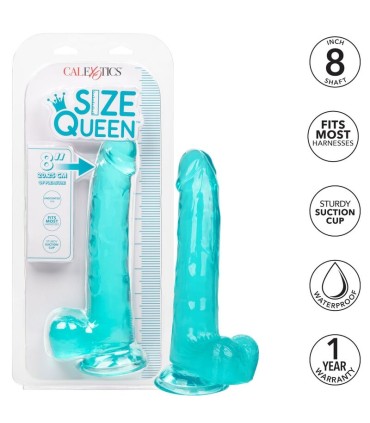 CALEXOTICS SIZE QUEEN DILDO AZUL 203 CM
