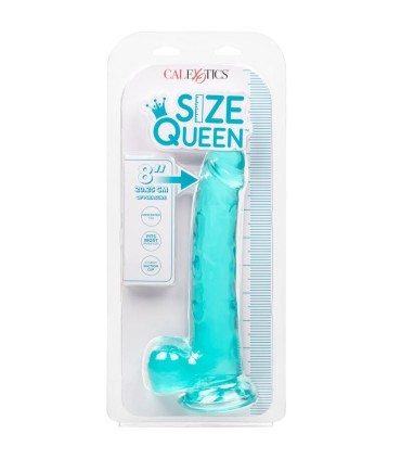 CALEXOTICS SIZE QUEEN DILDO AZUL 203 CM