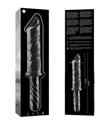 NEBULA SERIES BY IBIZA MODELO 24 DILDO CRISTAL TRANSPARENTE 285 CM O 5 CM