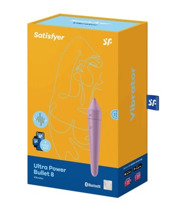 SATISFYER ULTRA POWER BULLET 8 BALA VIBRADORA LILA