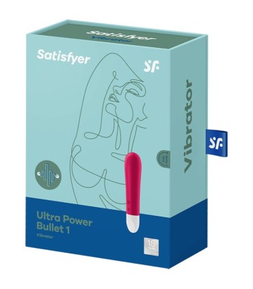 SATISFYER ULTRA POWER BULLET 1 BALA VIBRADORA ROJA