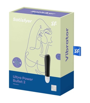 SATISFYER ULTRA POWER BULLET 2 BALA VIBRADORA NEGRA