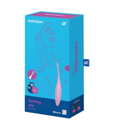 SATISFYER TWIRLING JOY ESTIMULADOR CLITORIS ROSA